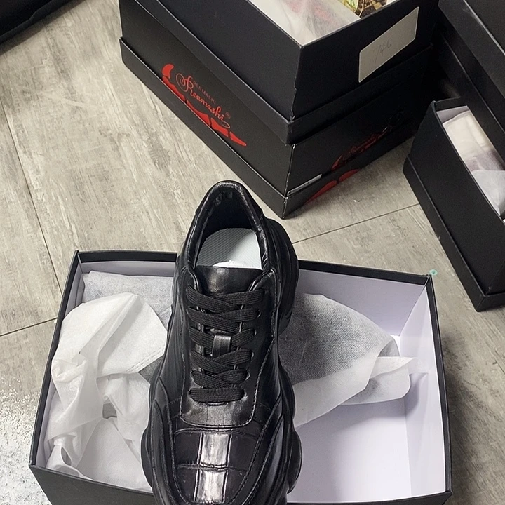 *****真皮38码男士休闲运动鞋