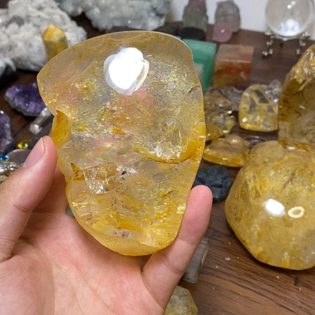 未镶嵌水晶珠宝半成品