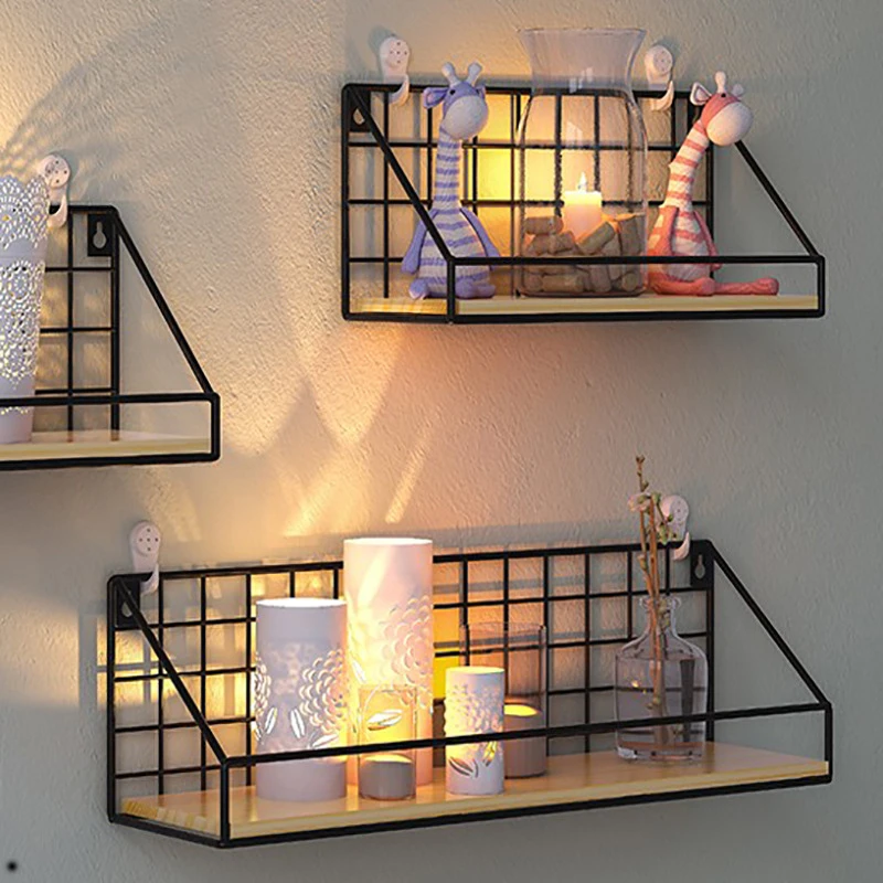 墙上置物架床头免打孔宿舍神器床上挂墙壁挂收纳书架床边上铺架子