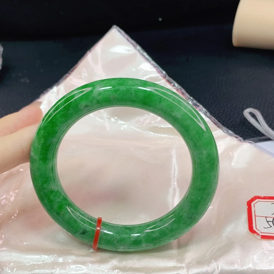 未镶嵌手镯翡翠奶**糕54.7圆镯