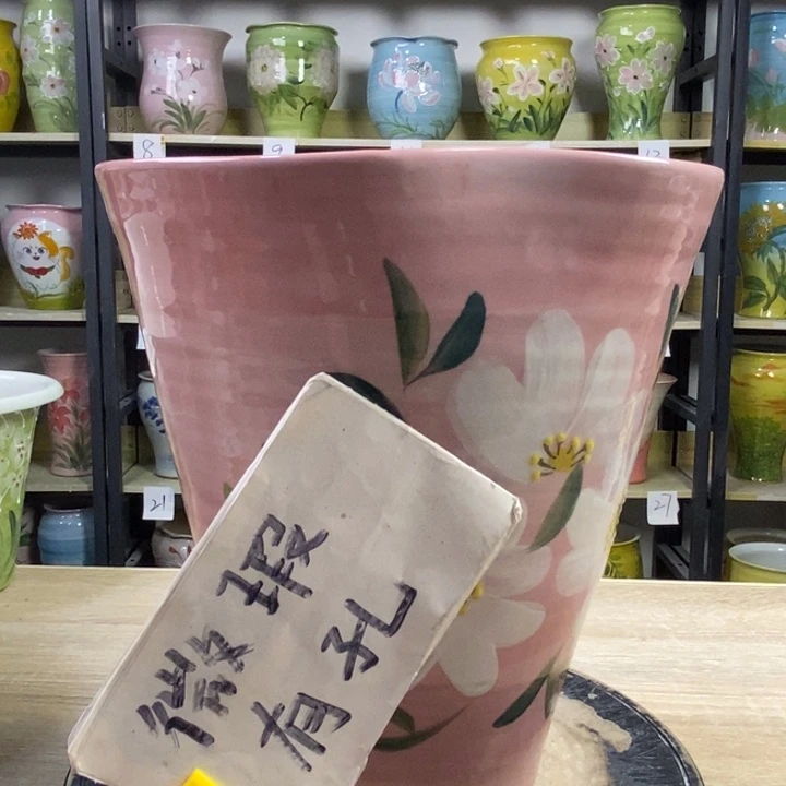 景德镇高温陶瓷花盆
