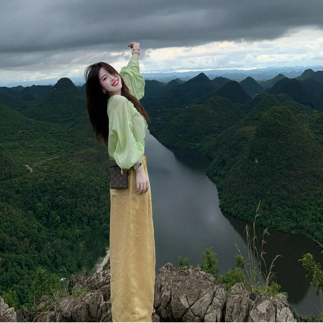 秋穿搭一整套大尺码胖mm新款薄荷绿衬衫休闲裤时尚减龄通勤套装女