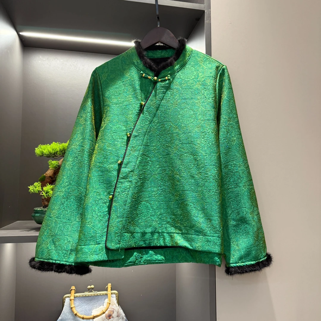 中式上衣复古传统改良气质女装春季宽松上衣7069