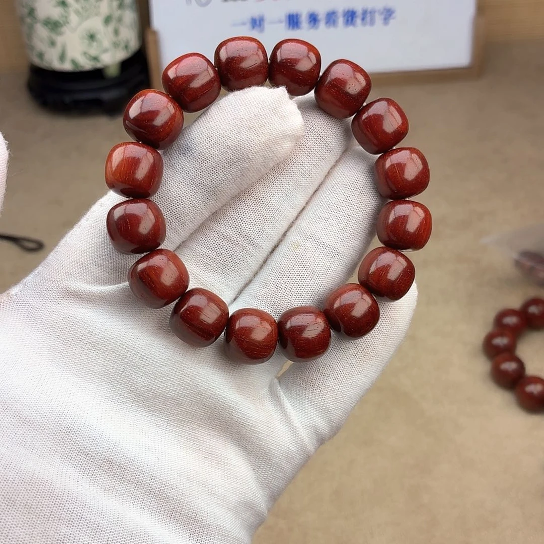 手串/手链檀香紫檀（小叶紫檀）1314龙鳞无胶无腊超顶泥