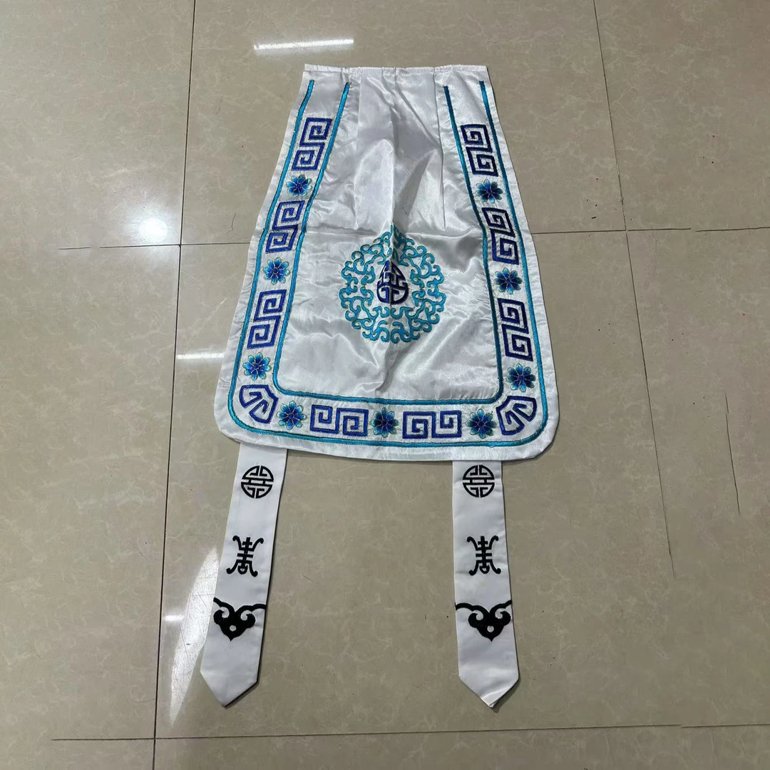戏剧戏曲戏帽头盔帽子配件帽尾京剧豫剧越剧头饰武将将巾后兜后巾