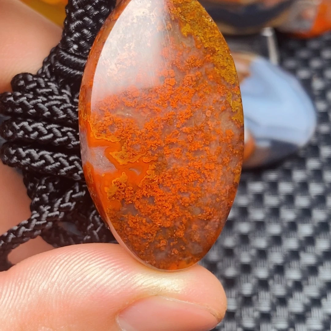 玛瑙/玉髓吊坠(不含链)未镶嵌^**^