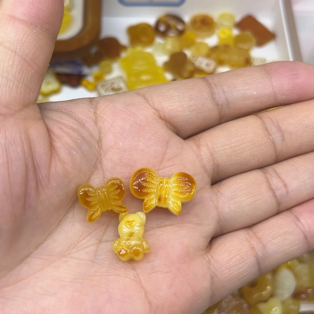 琥珀裸石未镶嵌邑***～琥珀