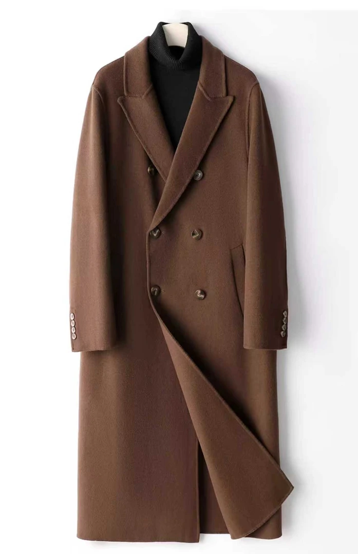 841-850女士百搭显瘦羊毛大衣毛呢外套