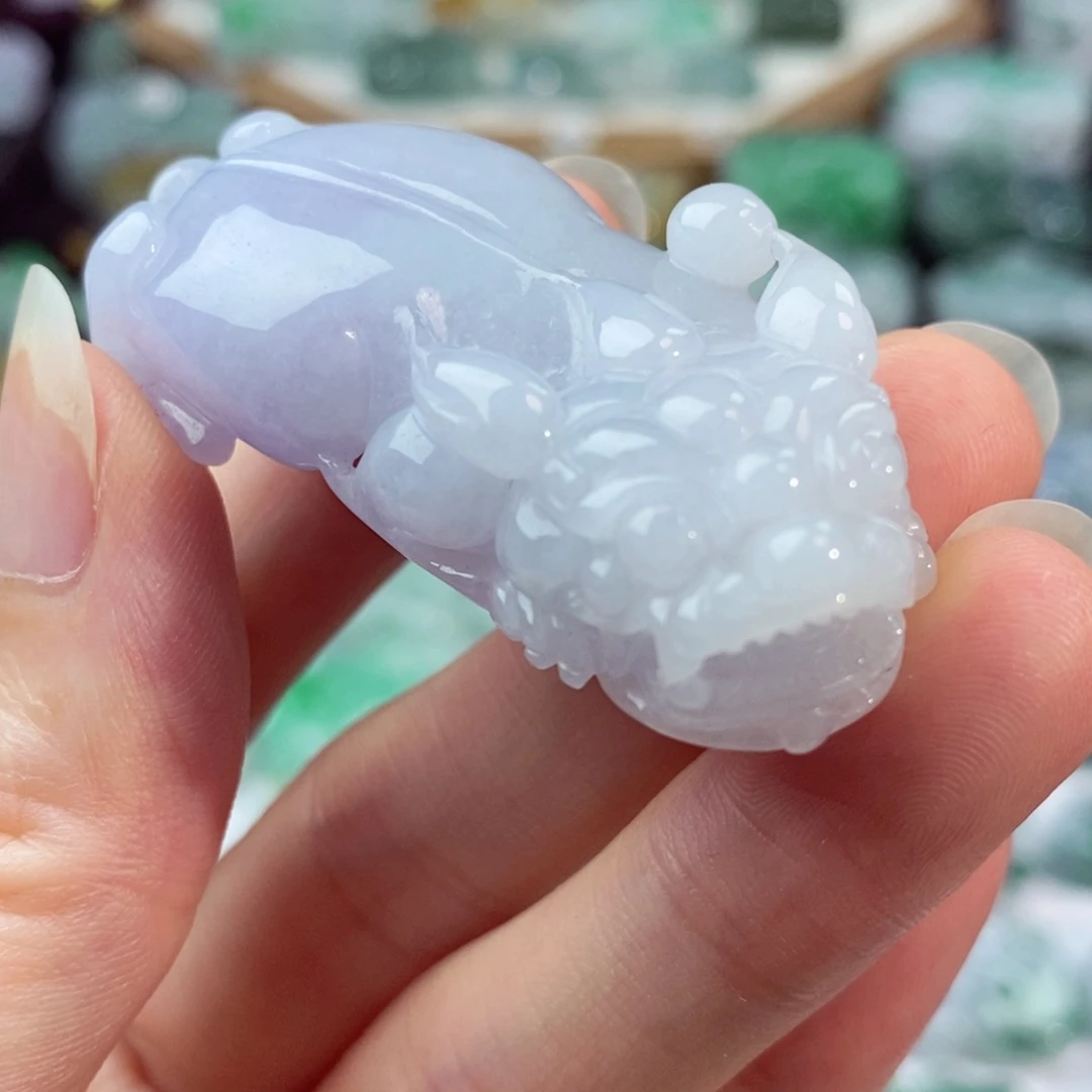 翡翠未镶嵌颈饰天然