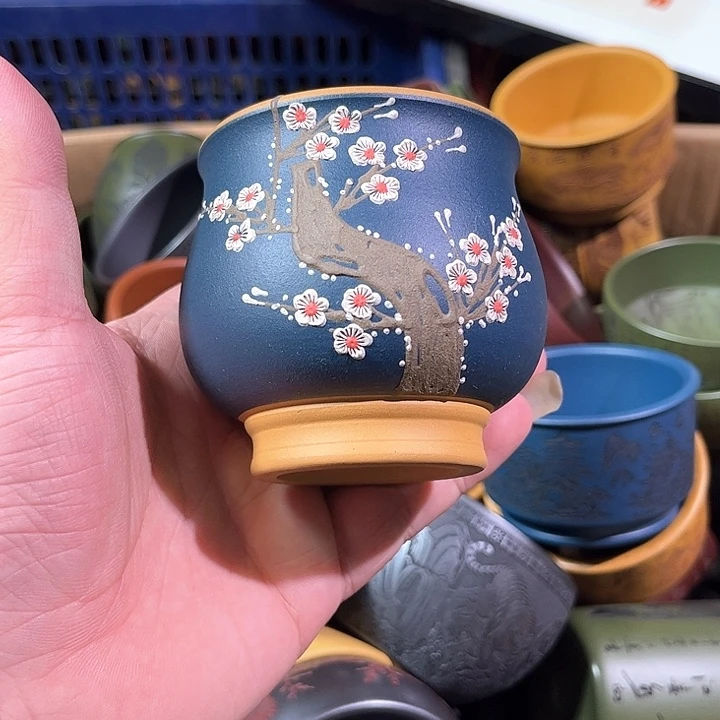 茶杯紫砂全手工 紫砂主人杯