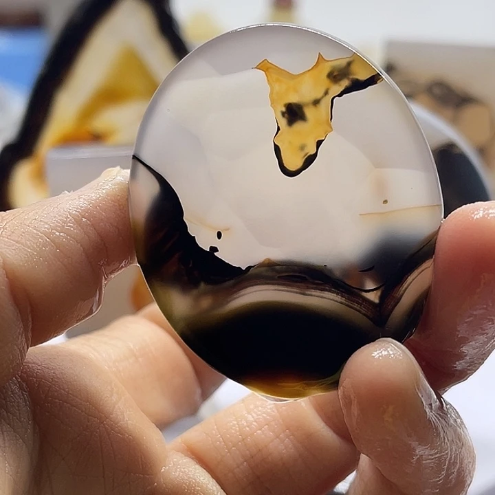 玛瑙/玉髓未镶嵌吊坠(不含链)