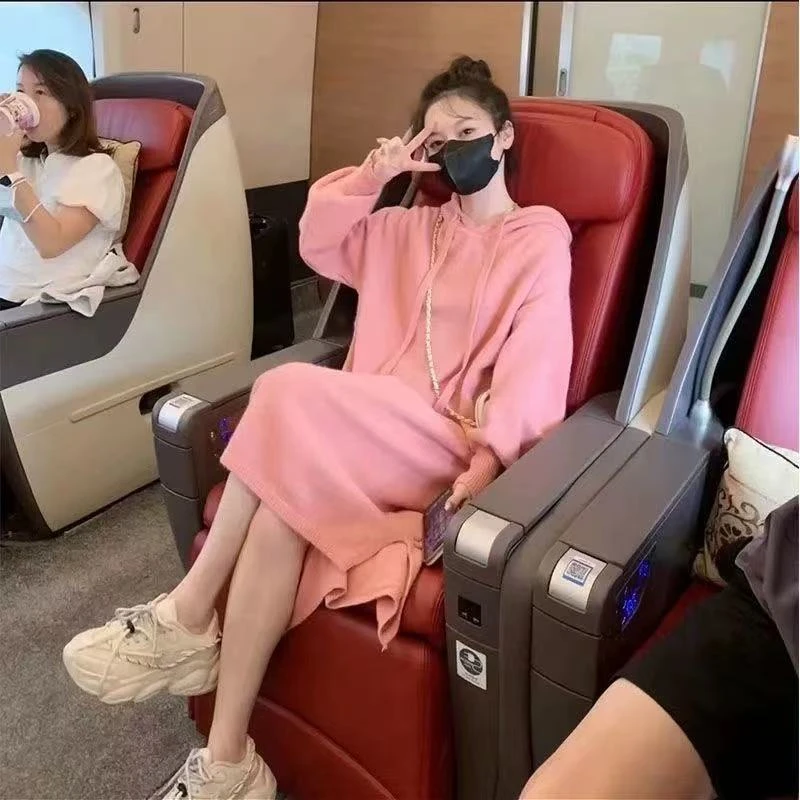 《现货》女减龄2024新款韩版连衣裙5073