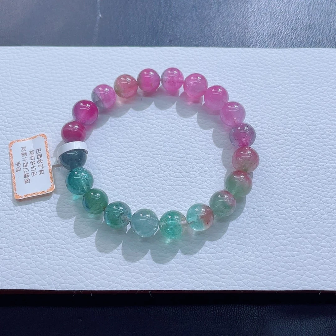 碧玺手链未镶嵌10.2mm左右