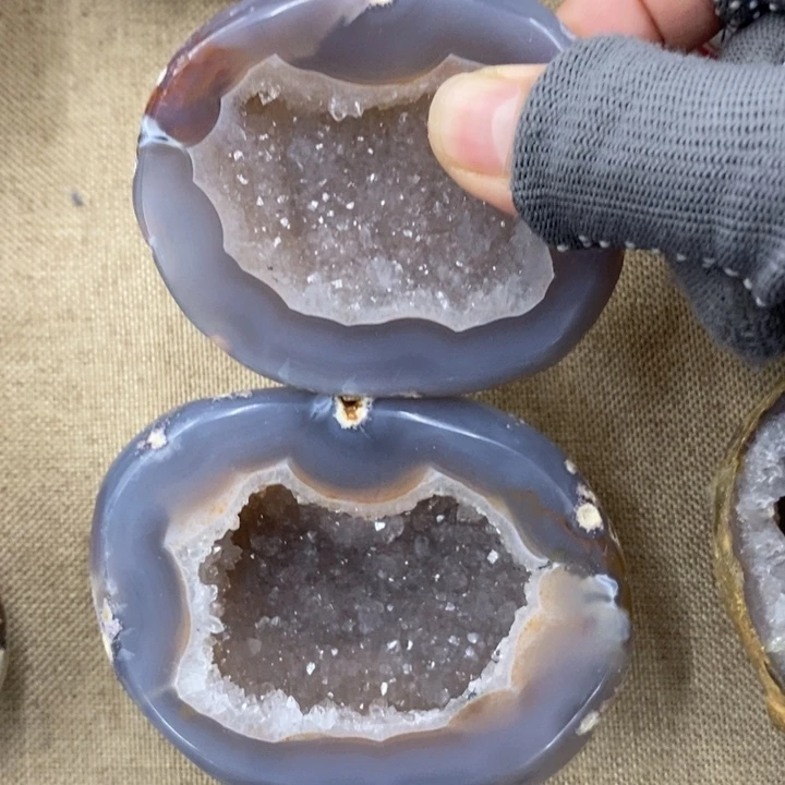 紫晶珠宝半成品未镶嵌