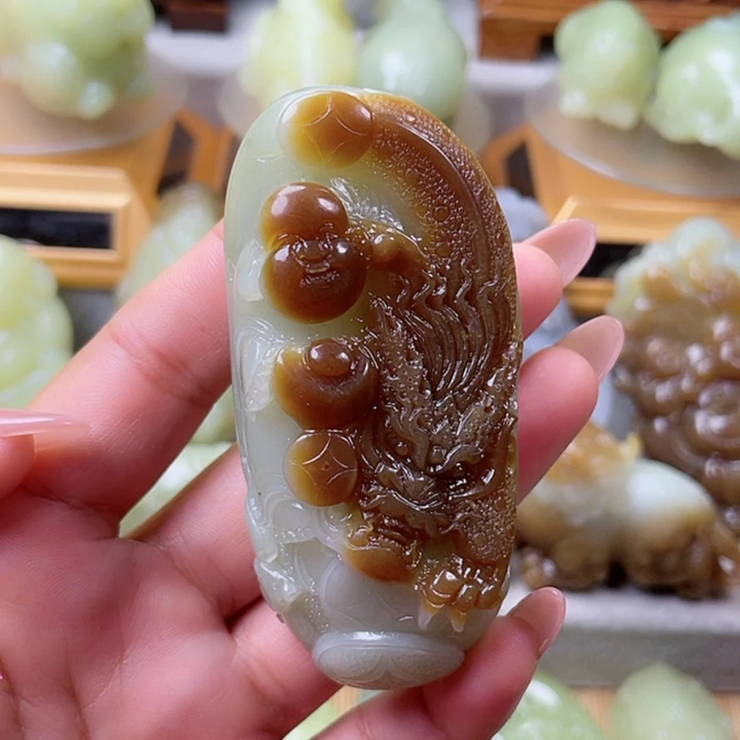 【闪购商品】未镶嵌和田玉挂件欢**唐