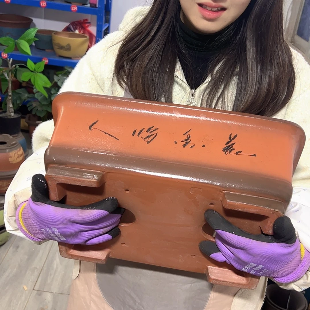 41仿古下代马槽花盆花盆
