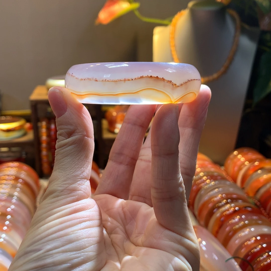 玛瑙/玉髓未镶嵌手镯14号