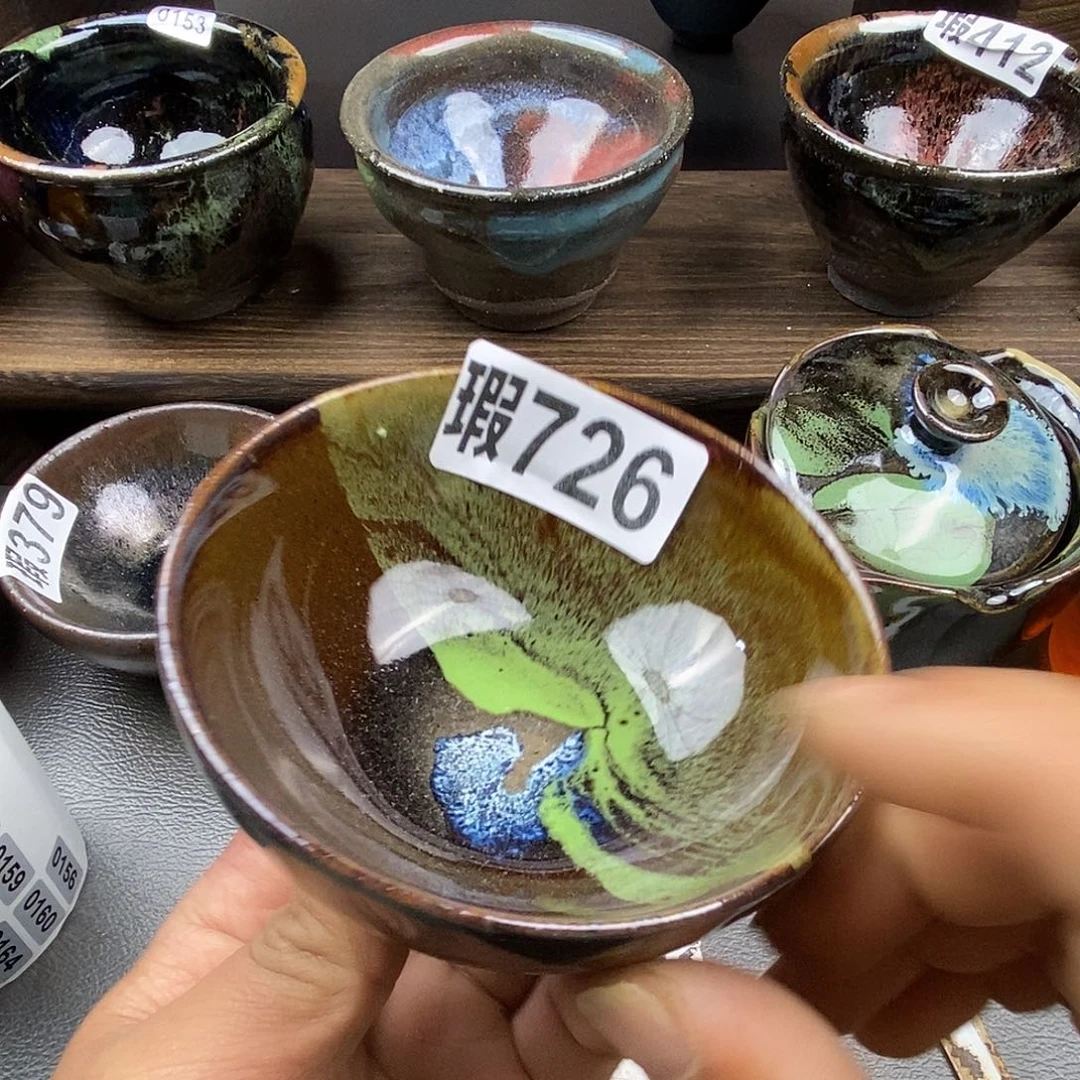 茶盏微瑕建盏主人杯子