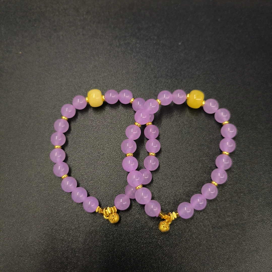 紫锂辉手串8m+＊（多样性单个发货）*017