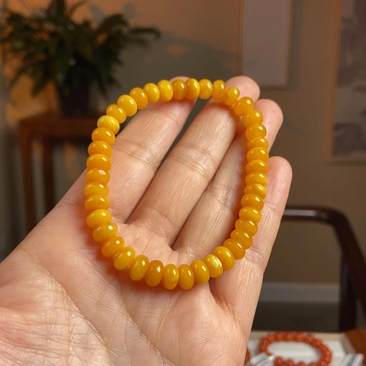琥珀手链未镶嵌蜜蜡手串7