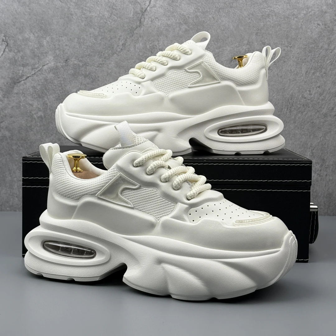 okkdey厚底老爹鞋秋季小众百搭气垫潮流运动休闲鞋增高运动鞋子