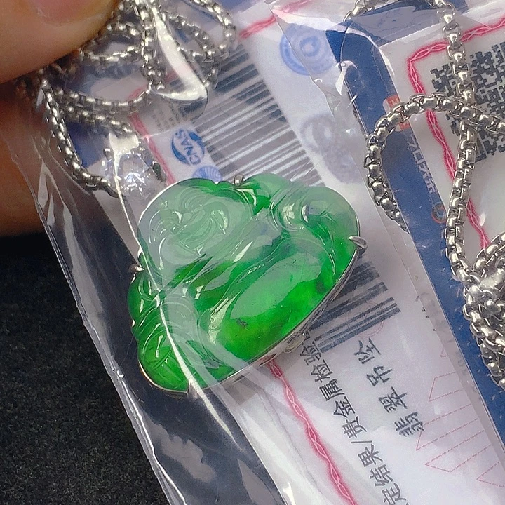 翡翠银S925镶嵌颈饰多样性发货