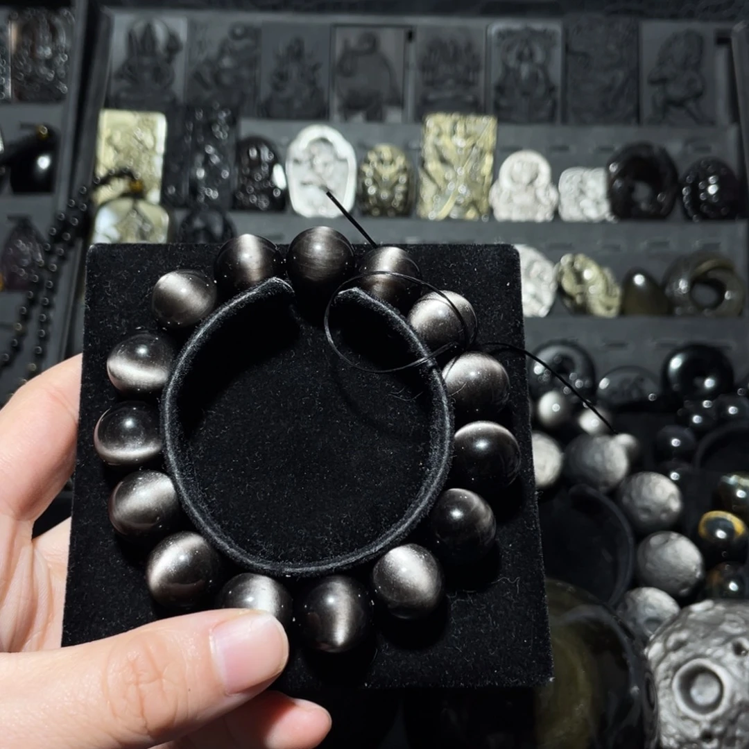 太***.黑曜岩未镶嵌珠宝奇石