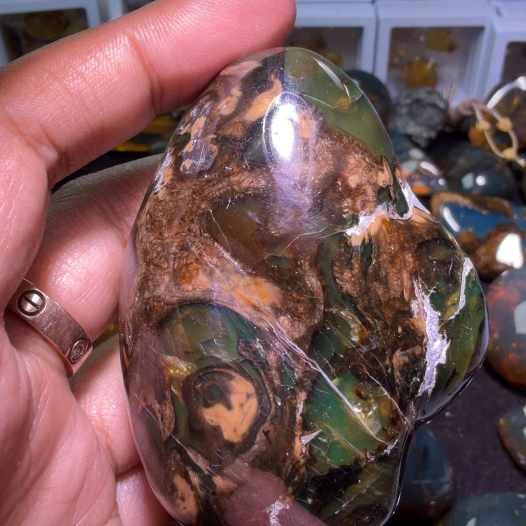 才***生琥珀未镶嵌裸石，，