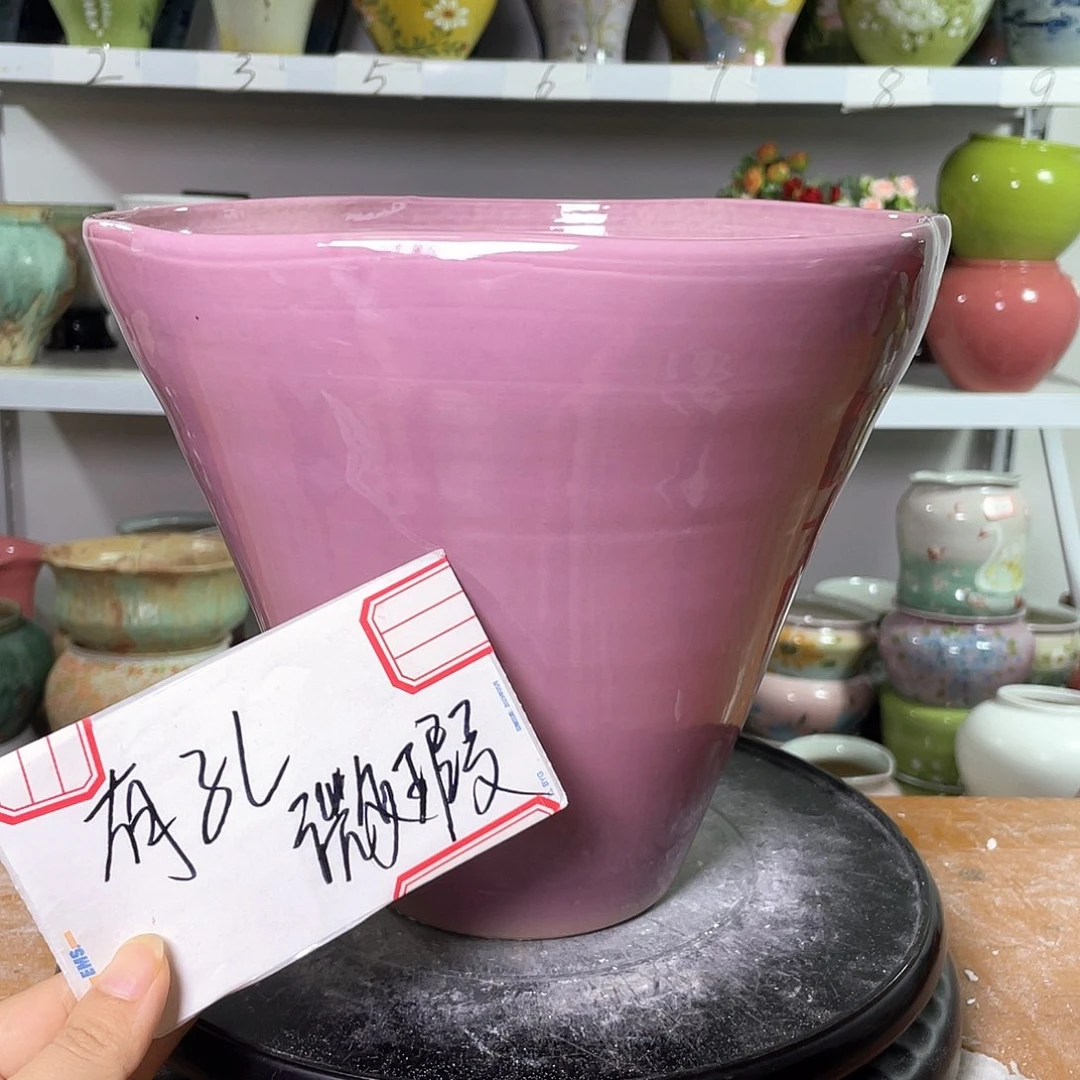 景德镇陶瓷微瑕花盆