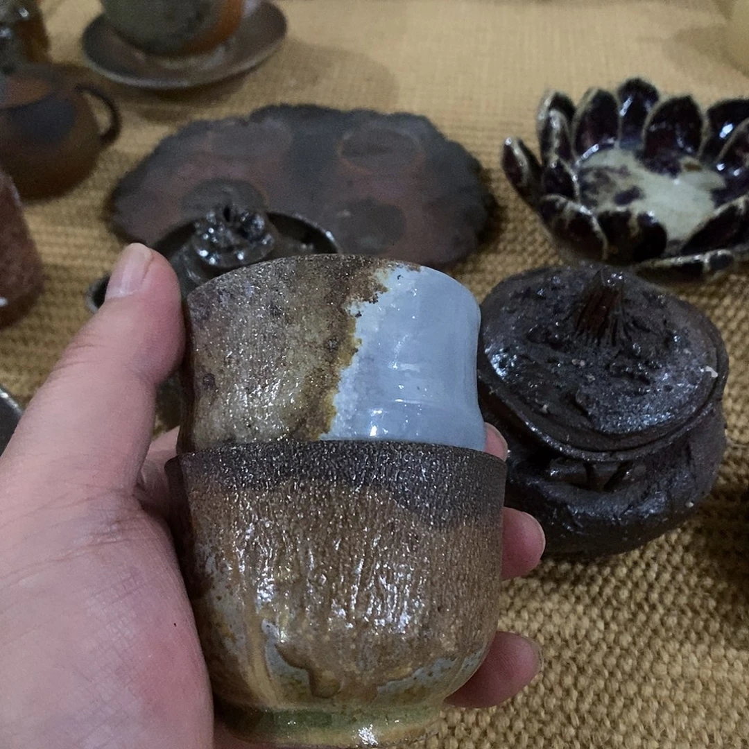 *****手工制作柴烧茶具