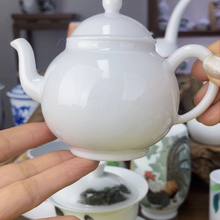 杯单壶纯白单壶玉泥