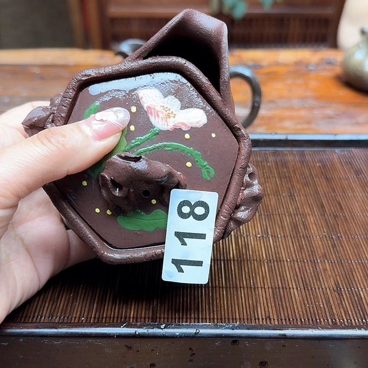 纯手工制作粗陶茶具