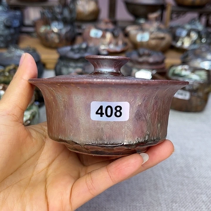 裸柴烧陶瓷手工茶器