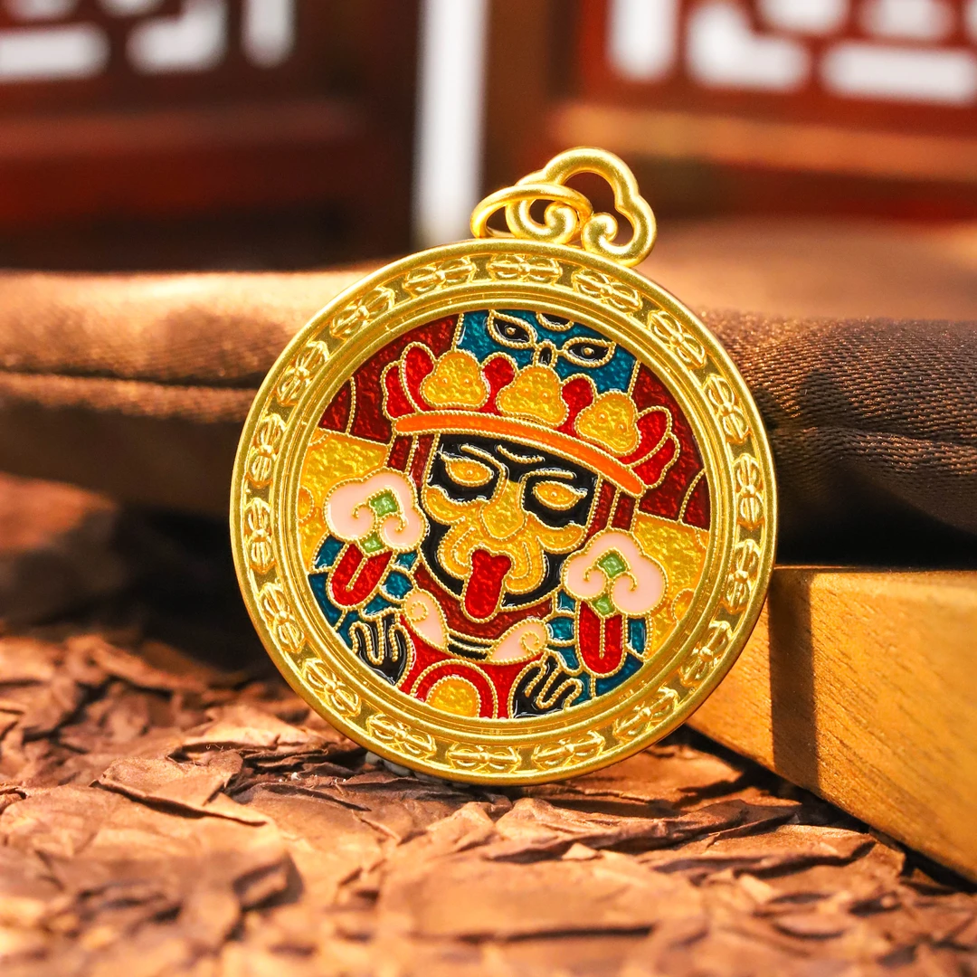 福满圆珠宝1 足金999投资金 扎基拉姆财神吊坠