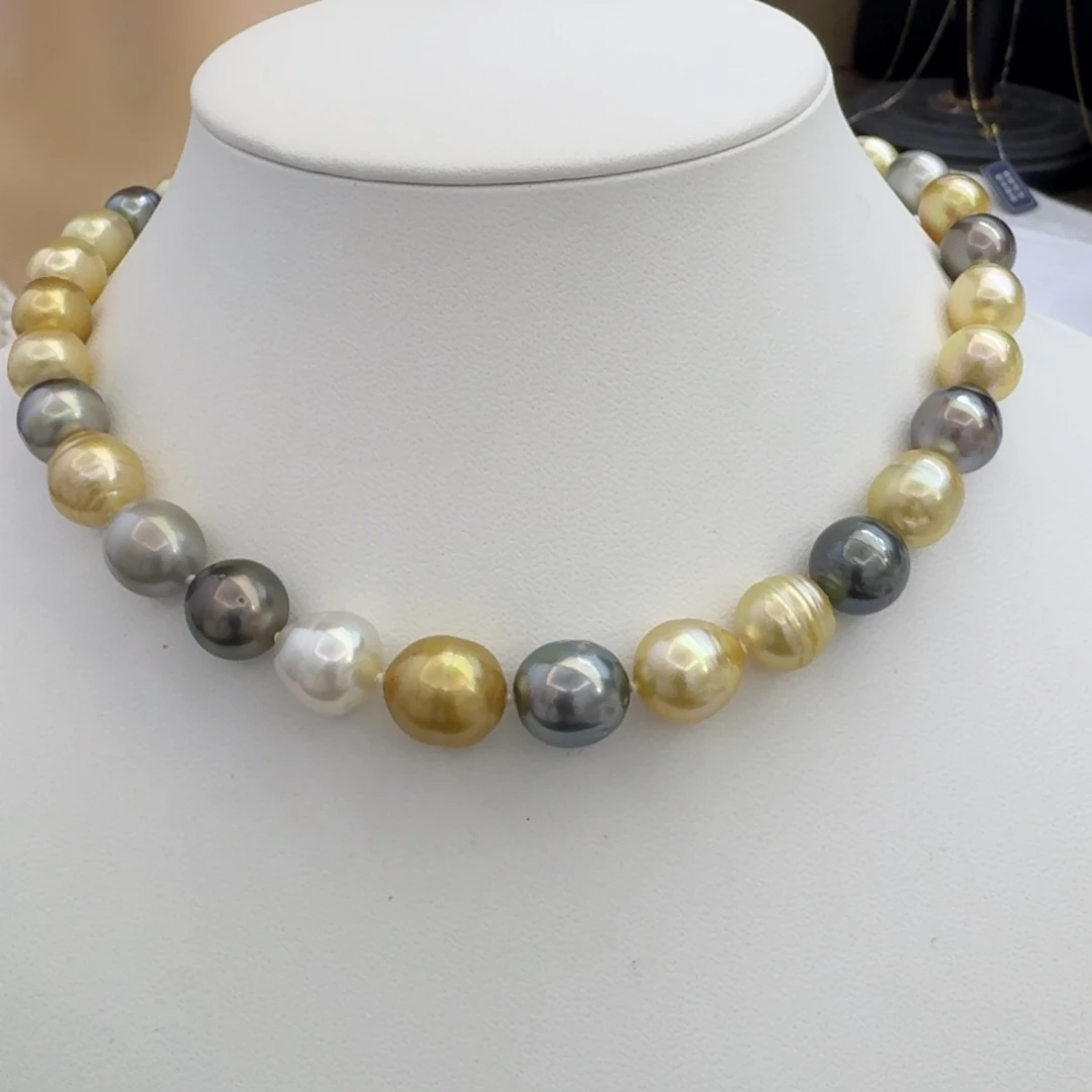 未镶嵌颈饰海水珍珠
