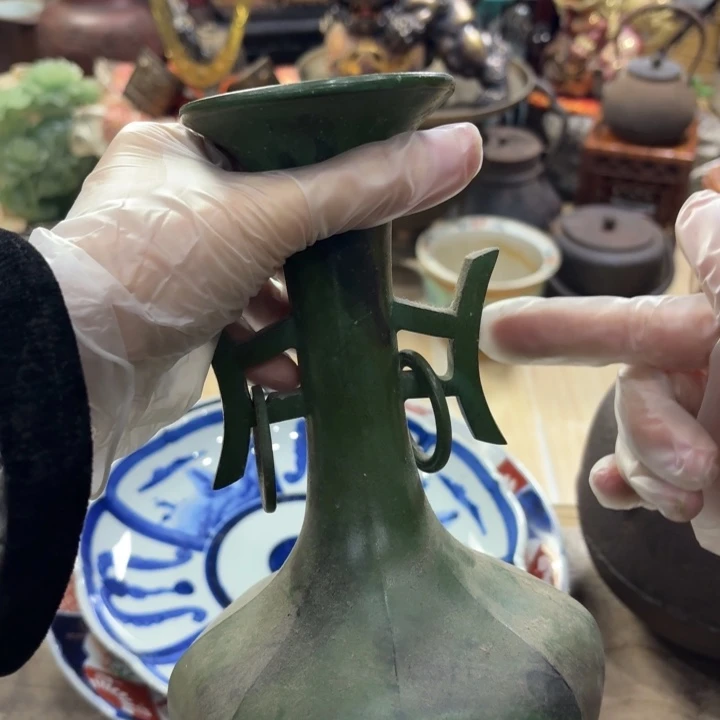 合金古美术置物摆件