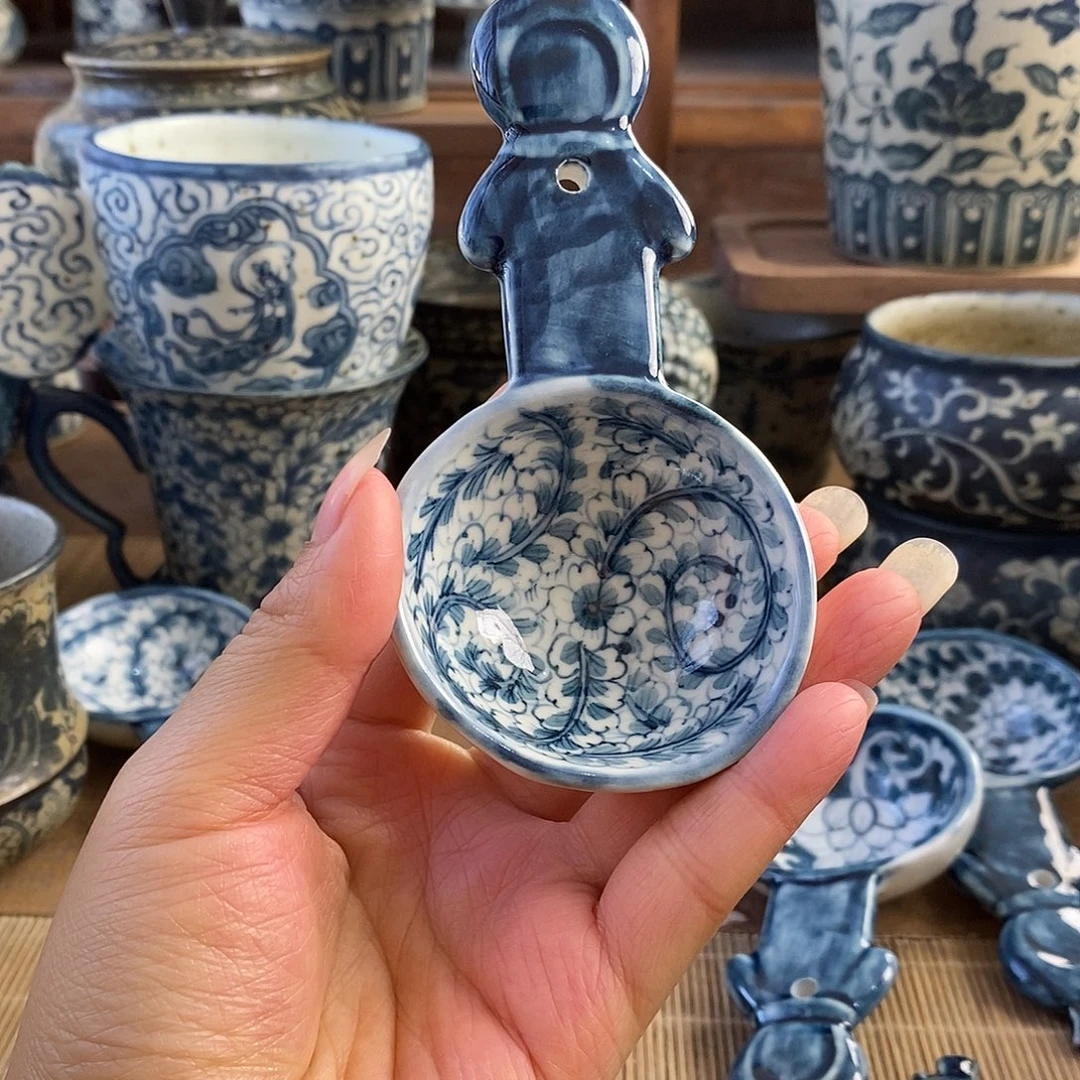 陶手工手绘青花高温陶瓷