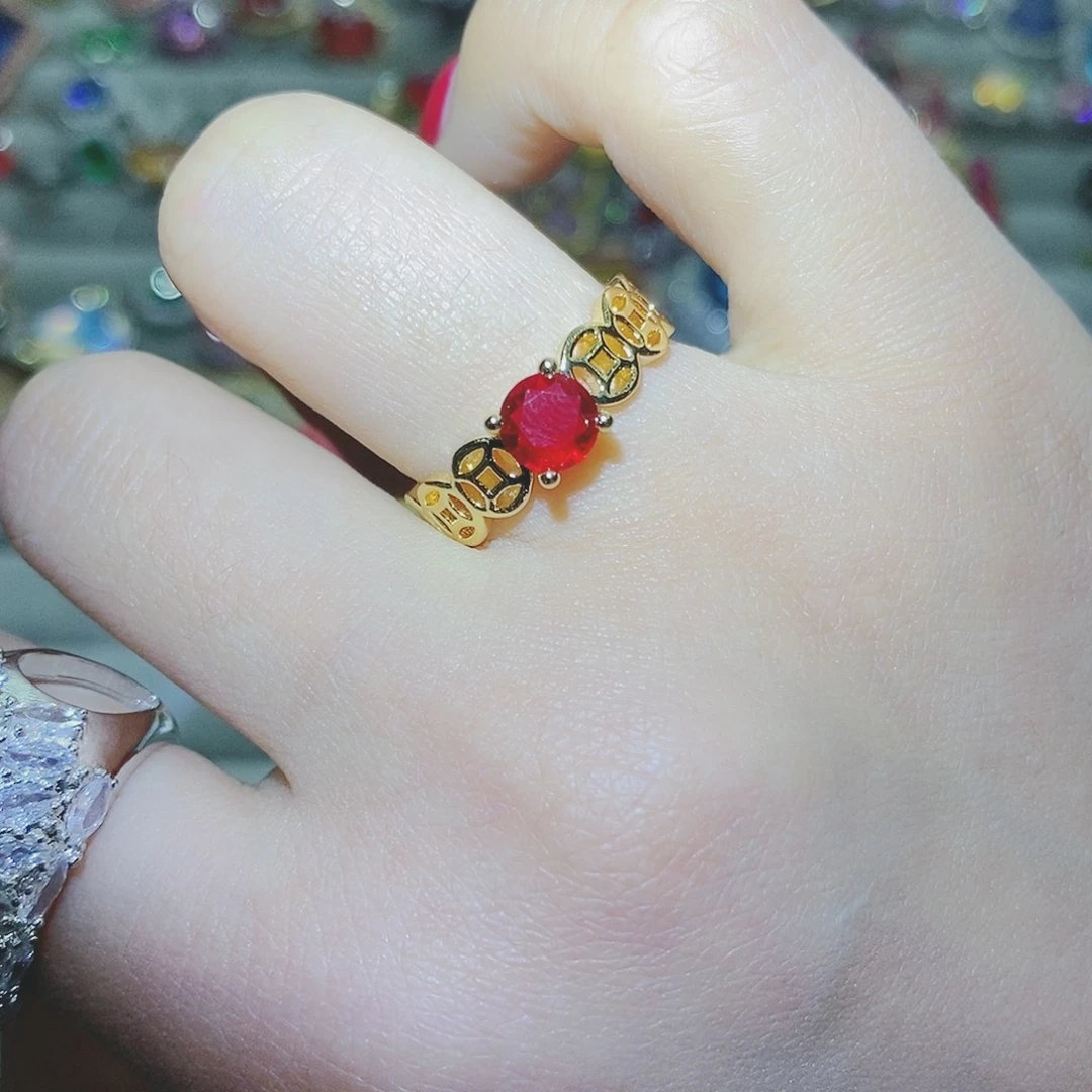 【闪购商品】芙蓉石戒指银S925镶嵌