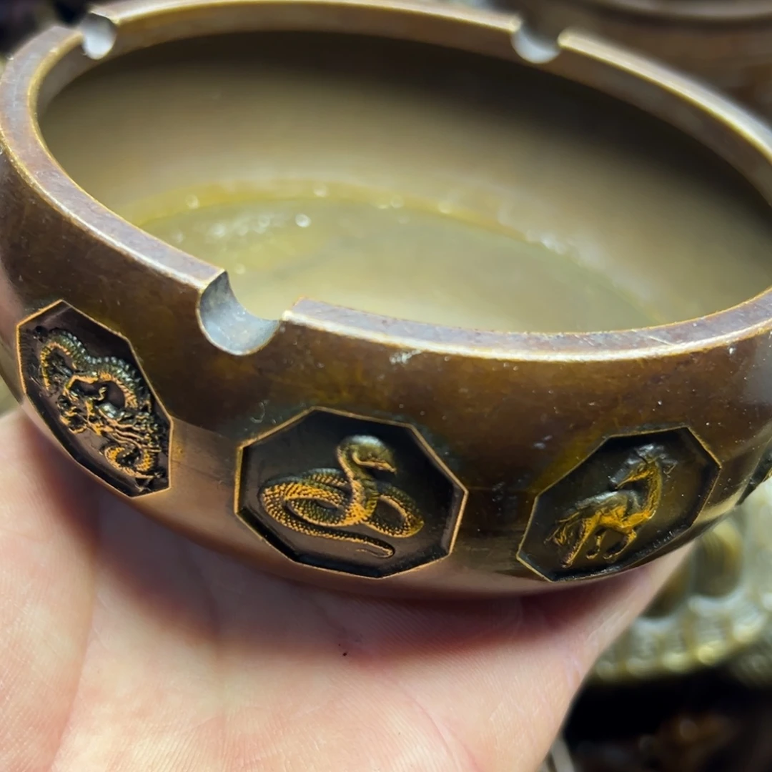 铜摆件欢迎欢迎你