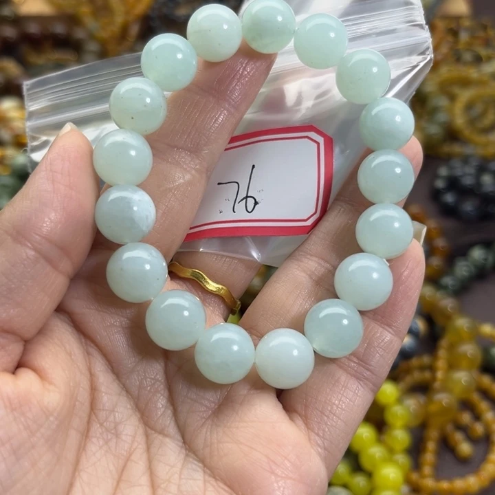 蛇纹石玉未镶嵌手链
