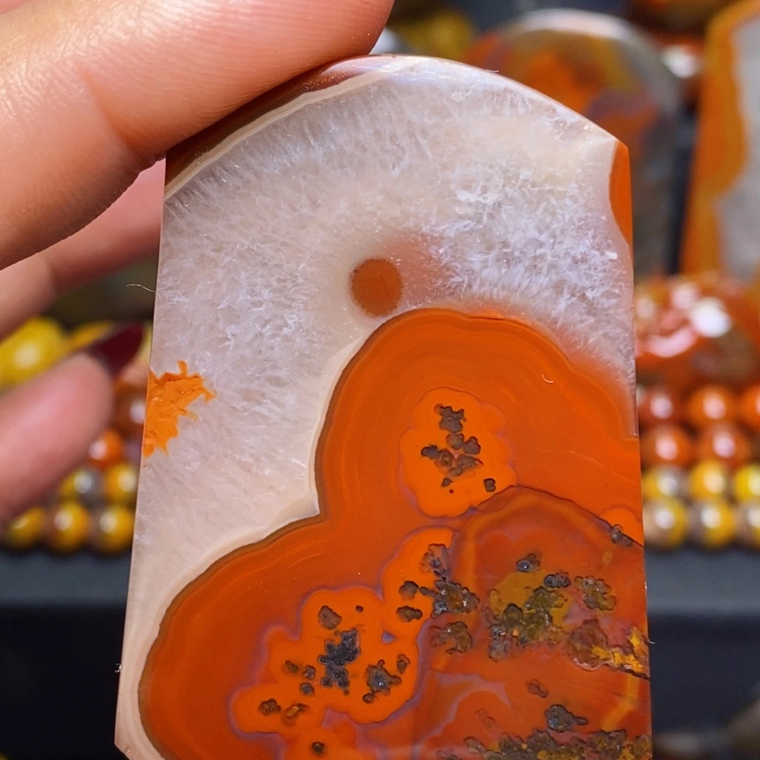 玛瑙/玉髓吊坠(不含链)未镶嵌