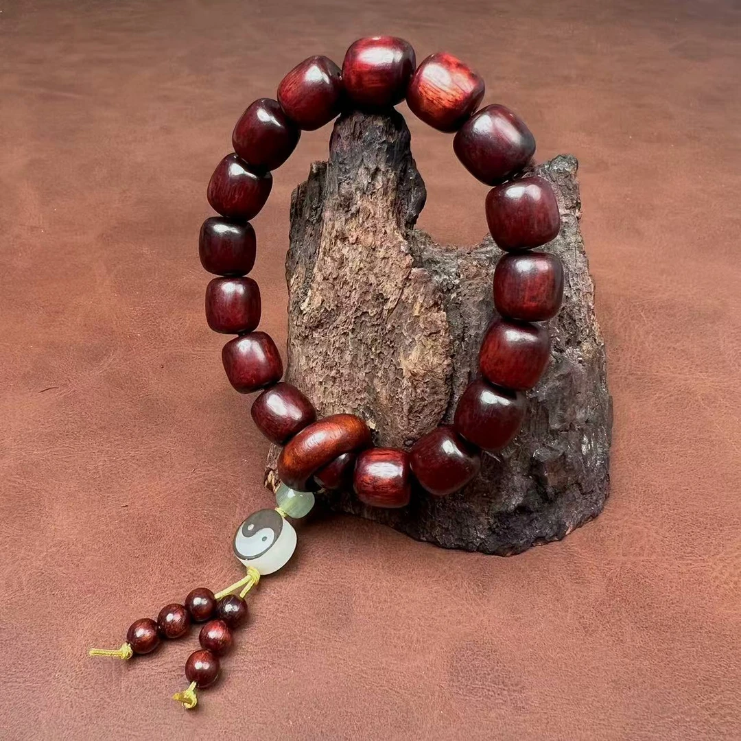 血檀单圈吊坠12mm-LQ828