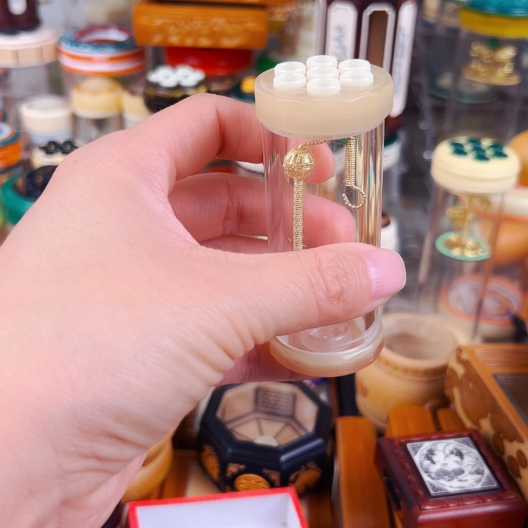 牛角七孔竹蛉筒配金蟾簧