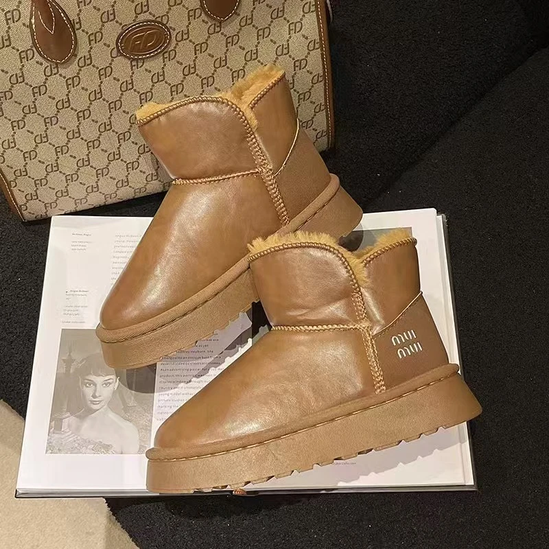 【美希姐姐专属】雪地靴2024冬季新款套筒加厚时尚耐磨运动棉靴-992