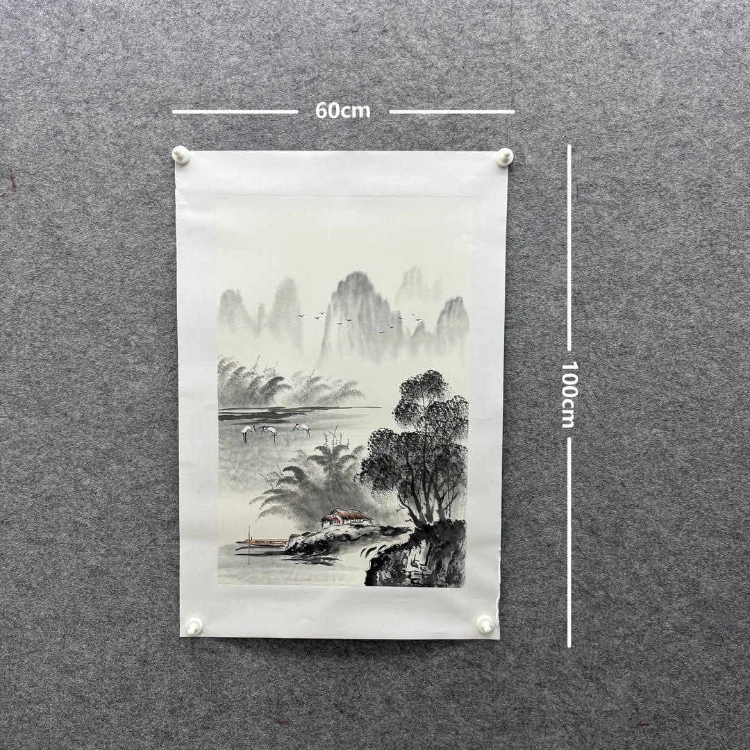 【水墨画】张恒禄60*85cm手绘礼盒作品