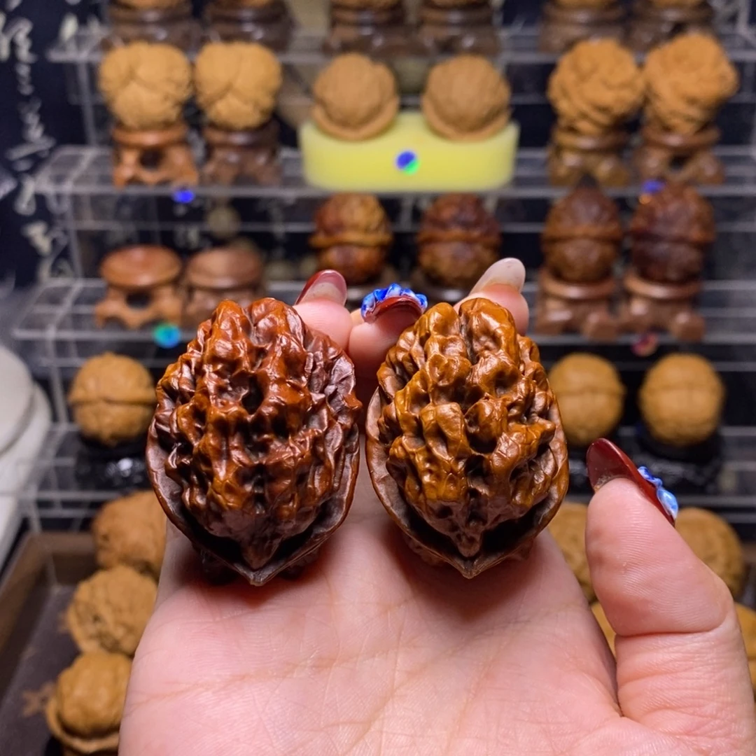 言***桃把件文玩核桃Z66上古蛤蟆头……………