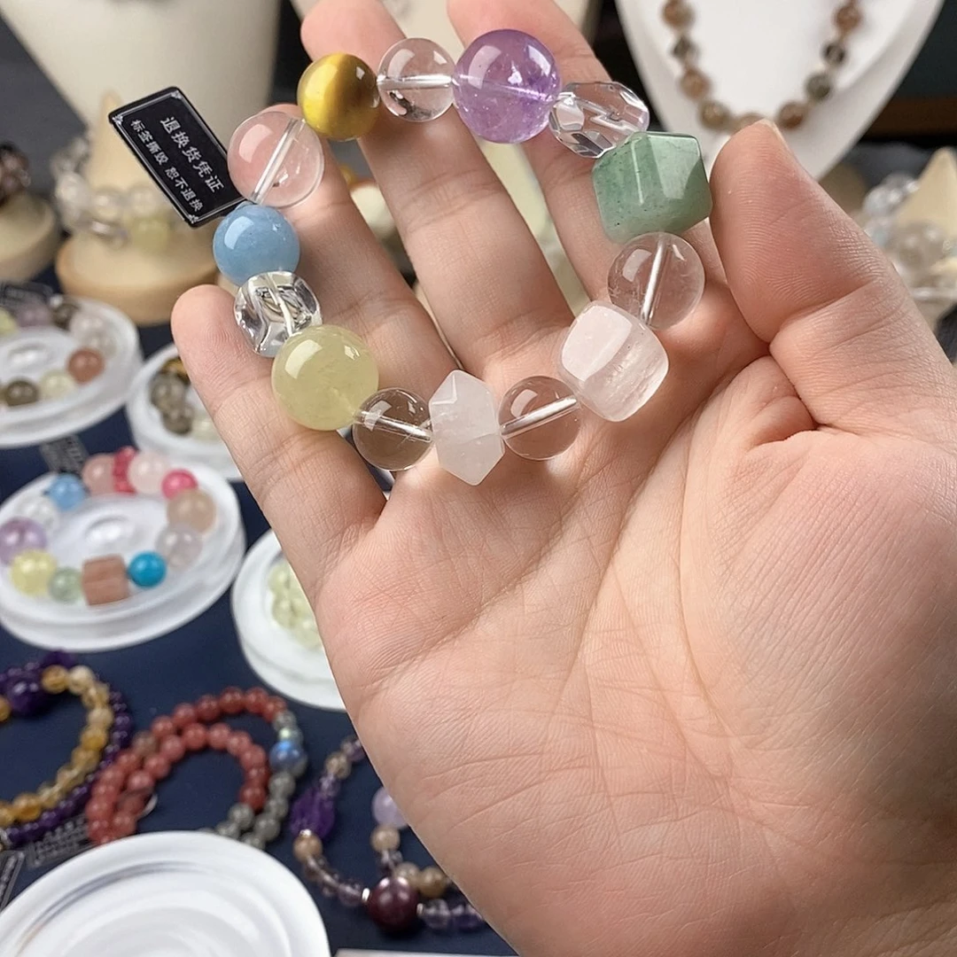 银S925镶嵌手链水晶