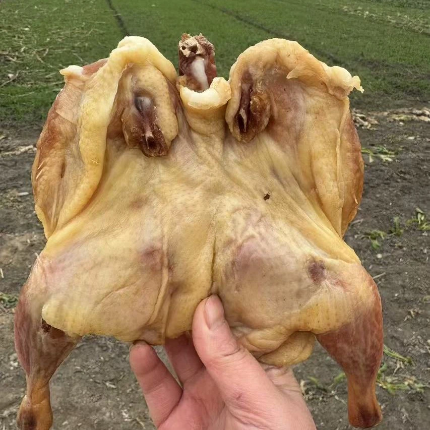 东台特产风干鸡手工腌制