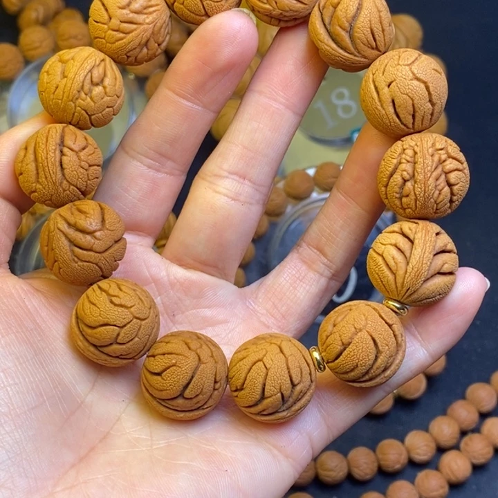 桃核吊坠秦岭龙纹桃核19尺寸