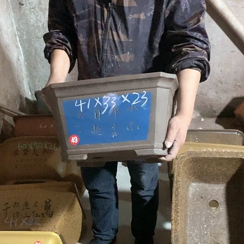 紫砂花盆手工定制